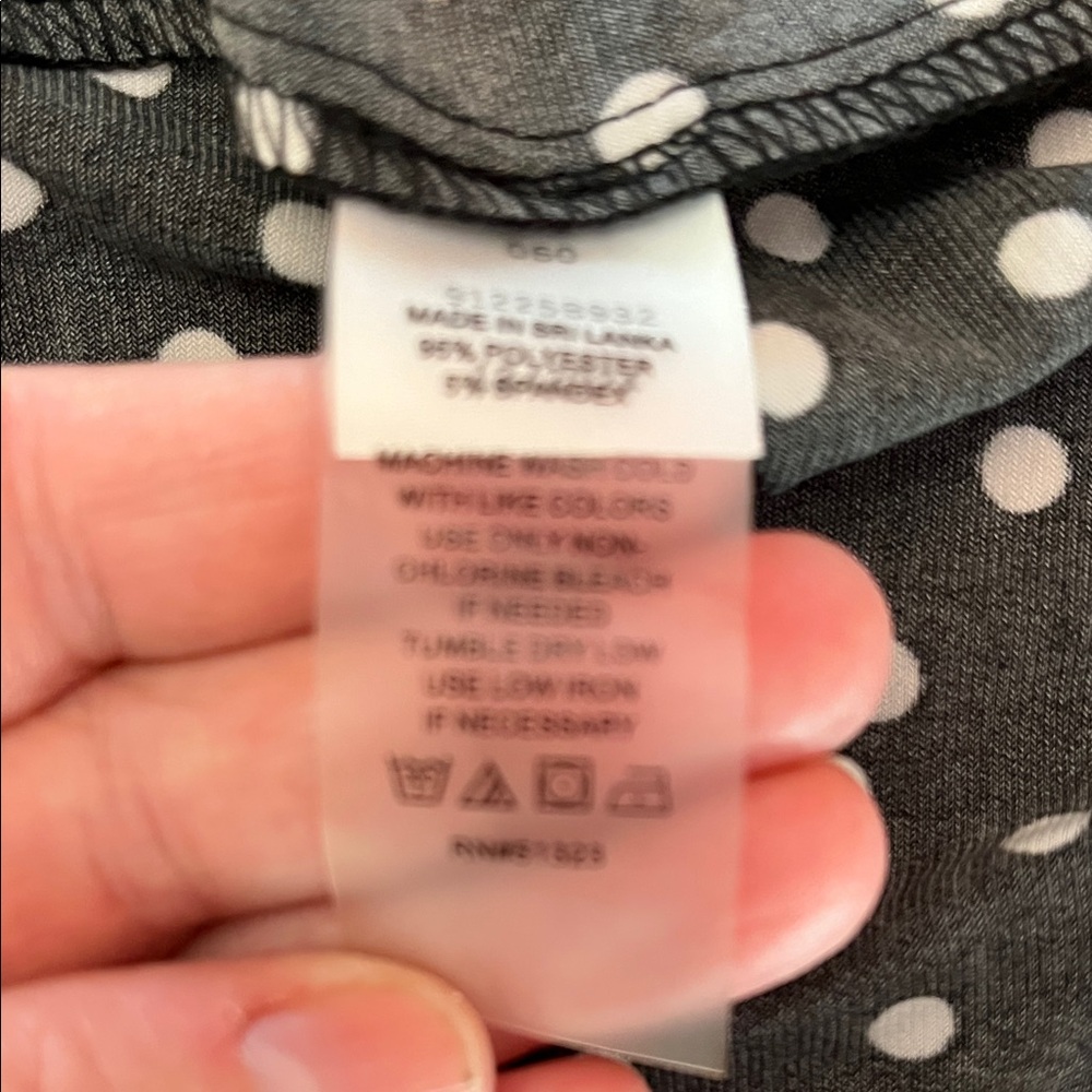 NWOT Vince Camuto Black and White Polka Dot Maxi Dress - Picture 9 of 11